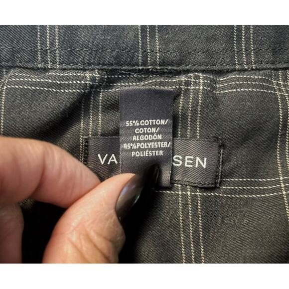 Van Heusen Gray Check Button-Down Mens Size 2XLT - Picture 4 of 7